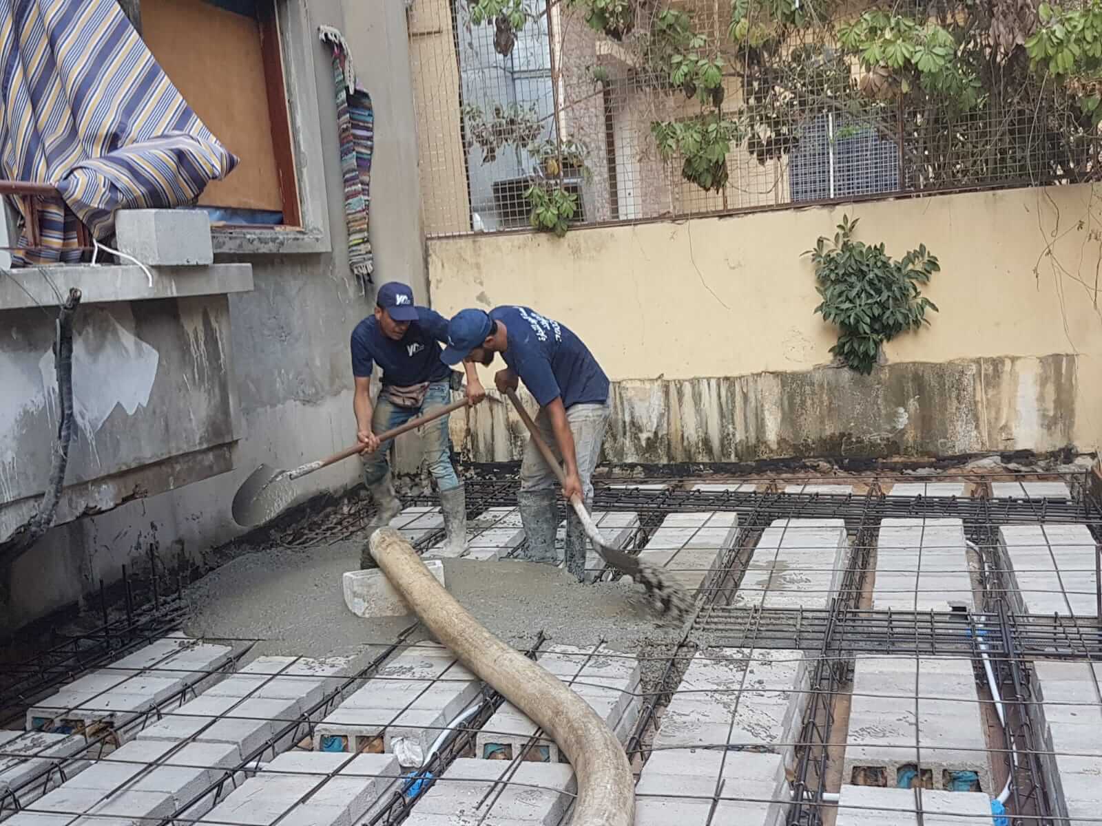 Renovating the Roof of Mar Mikhael's Store
